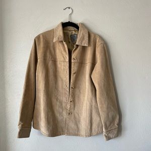Vintage AMI Genuine leather jacket silk liner